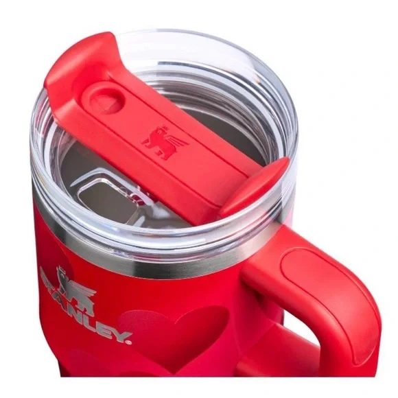 Stanley Valentine's Day 20 oz Stainless Steel H2.0 Flowstate Quencher Tumbler - Picture 5 of 6